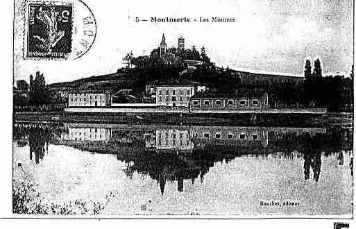 Ville de MONTMERLESURSAONE Carte postale ancienne Ville de MONTMERLESURSAONE Carte postale ancienne