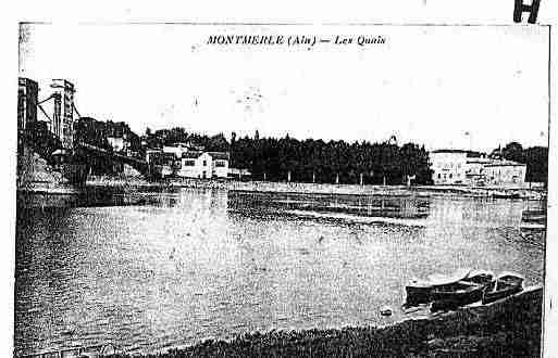 Ville de MONTMERLESURSAONE Carte postale ancienne