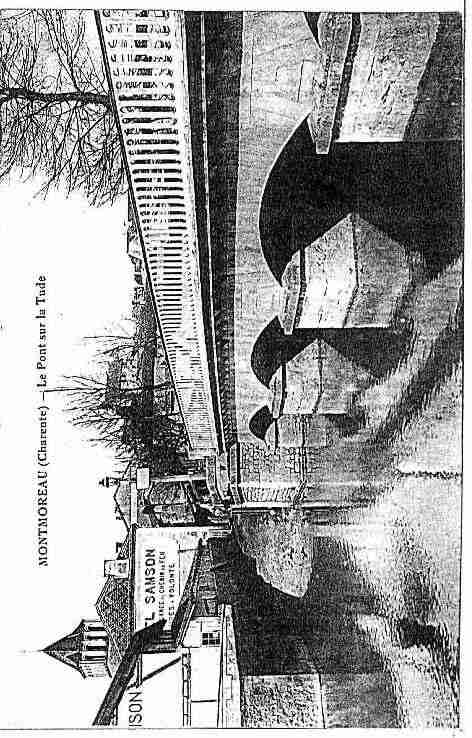 Ville de MONTMOREAUSAINTCYBARD Carte postale ancienne