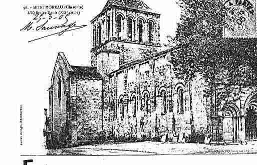 Ville de MONTMOREAUSAINTCYBARD Carte postale ancienne