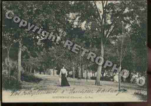 Ville de MONTMOREAUSAINTCYBARD Carte postale ancienne