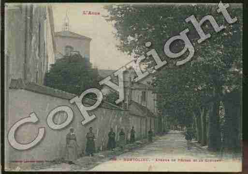 Ville de MONTOLIEU Carte postale ancienne