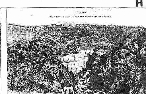 Ville de MONTOLIEU Carte postale ancienne