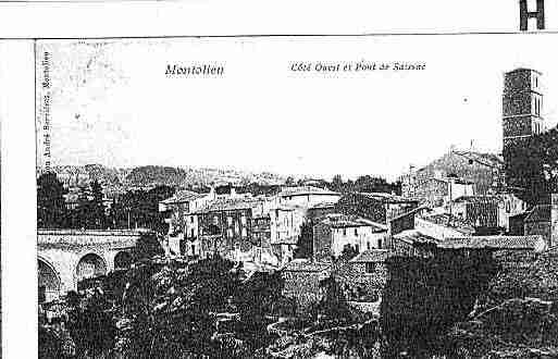 Ville de MONTOLIEU Carte postale ancienne