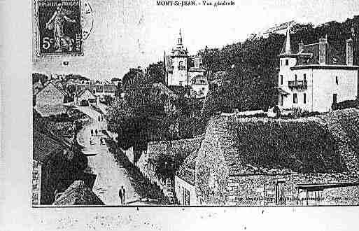 Ville de MONTSAINTJEAN Carte postale ancienne