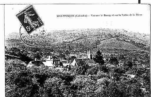 Ville de MONTSENBESSIN Carte postale ancienne