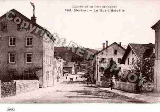 Ville de MORTEAU Carte postale ancienne