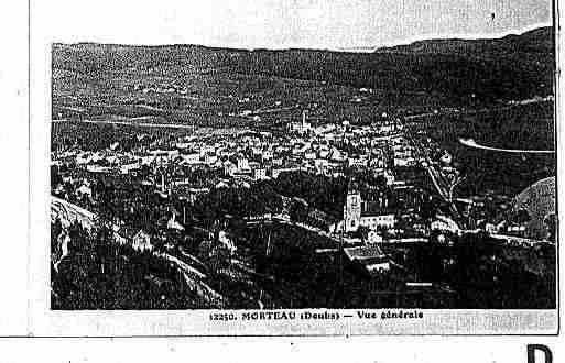 Ville de MORTEAU Carte postale ancienne
