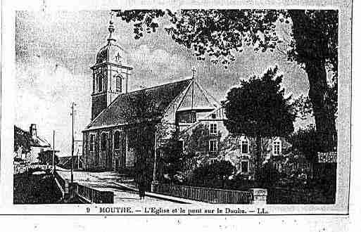 Ville de MOUTHE Carte postale ancienne