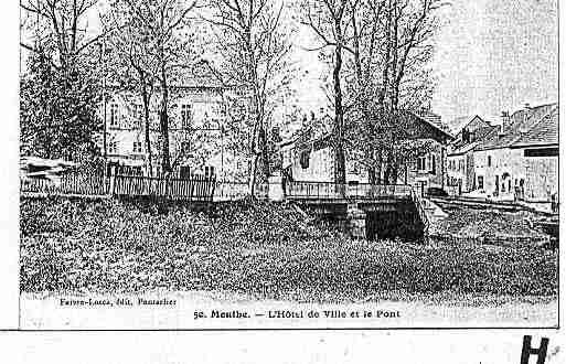 Ville de MOUTHE Carte postale ancienne