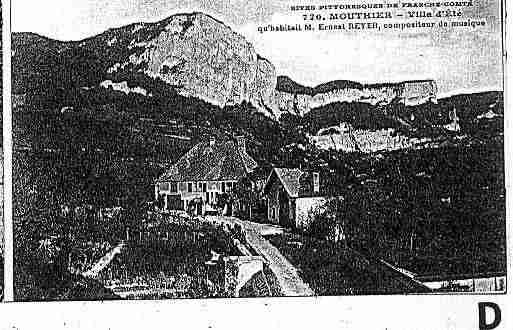 Ville de MOUTHIERHAUTEPIERRE Carte postale ancienne