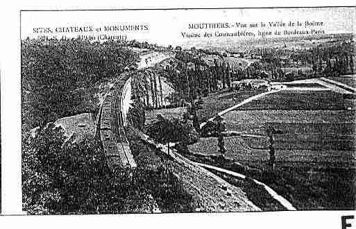 Ville de MOUTHIERSSURBOEME Carte postale ancienne