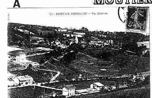 Ville de MOUTIERROZEILLE Carte postale ancienne