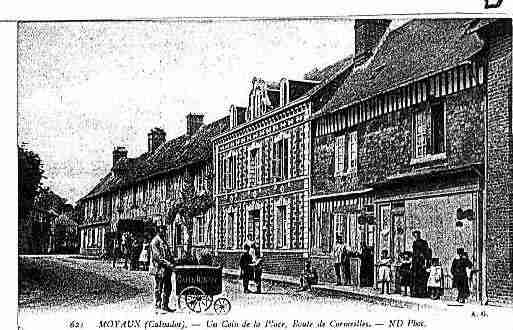 Ville de MOYAUX Carte postale ancienne