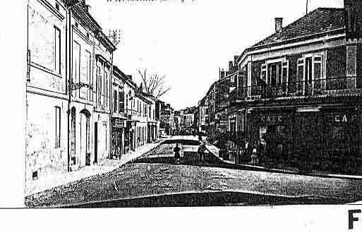 Ville de MUSSIDAN Carte postale ancienne