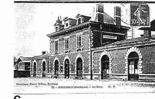 Ville de MUSSIDAN Carte postale ancienne