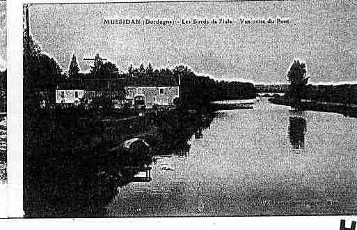 Ville de MUSSIDAN Carte postale ancienne