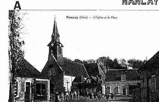 Ville de NANCAY Carte postale ancienne