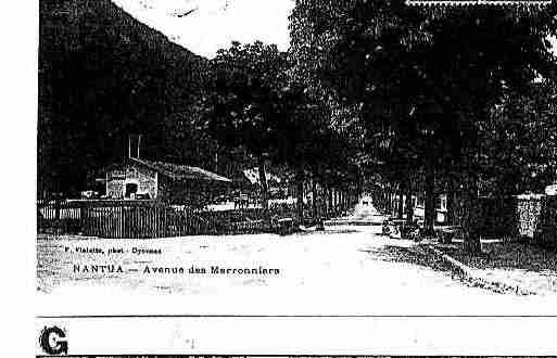 Ville de NANTUA Carte postale ancienne