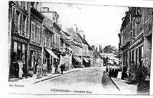 Ville de NERONDES Carte postale ancienne