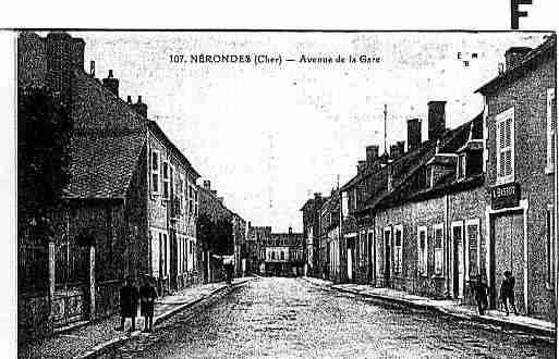 Ville de NERONDES Carte postale ancienne