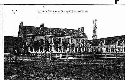 Ville de NEUVYSURBARANGEON Carte postale ancienne