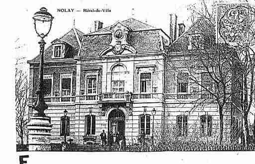 Ville de NOLAY Carte postale ancienne