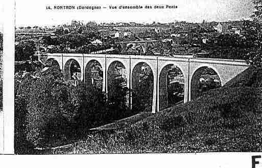 Ville de NONTRON Carte postale ancienne