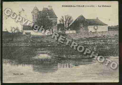 Ville de NORGESLAVILLE Carte postale ancienne