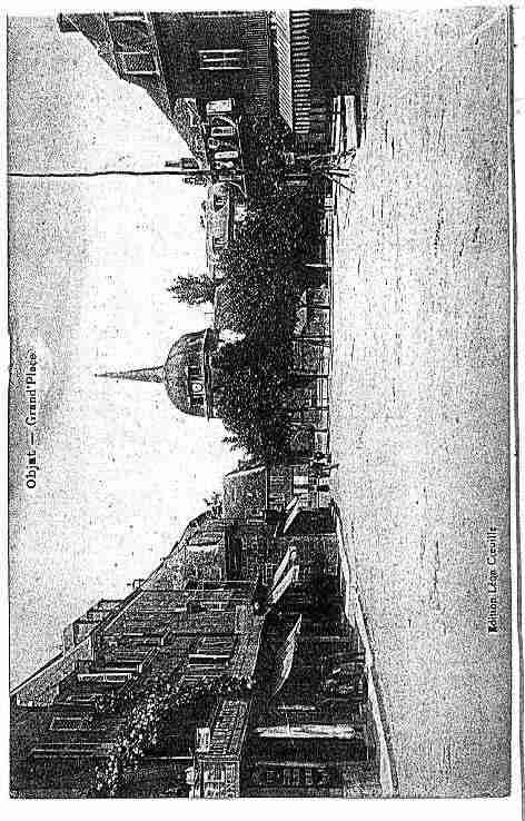 Ville de OBJAT Carte postale ancienne