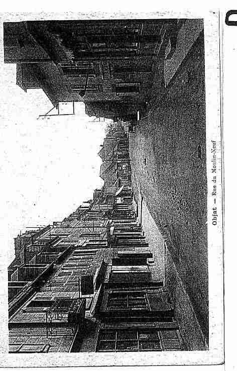 Ville de OBJAT Carte postale ancienne