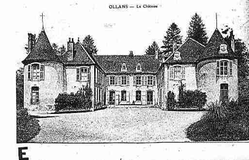 Ville de OLLANS Carte postale ancienne