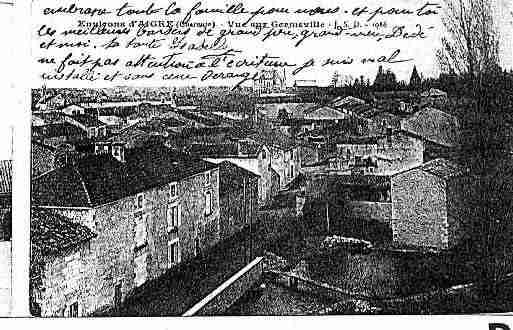 Ville de ORADOUR Carte postale ancienne