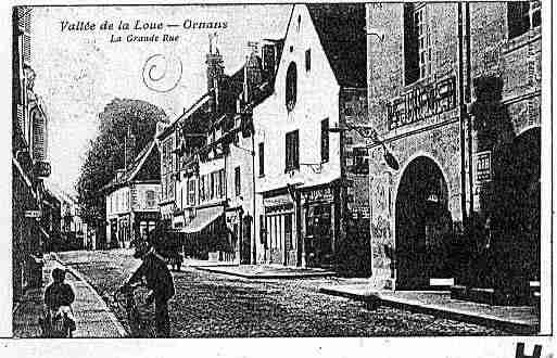 Ville de ORNANS Carte postale ancienne