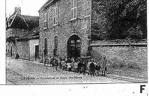 Ville de ORNANS Carte postale ancienne