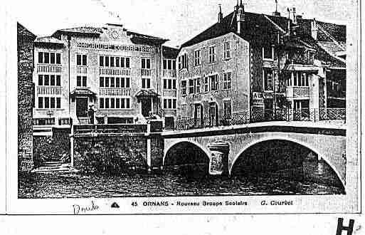 Ville de ORNANS Carte postale ancienne