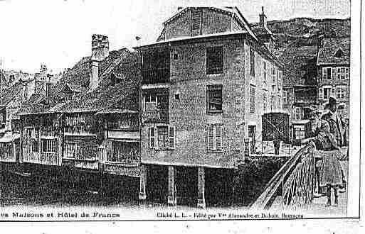 Ville de ORNANS Carte postale ancienne