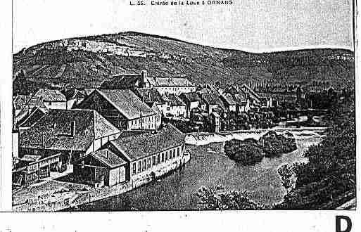 Ville de ORNANS Carte postale ancienne