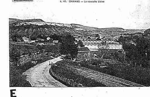 Ville de ORNANS Carte postale ancienne