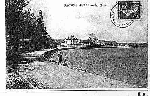 Ville de PAGNYLAVILLE Carte postale ancienne