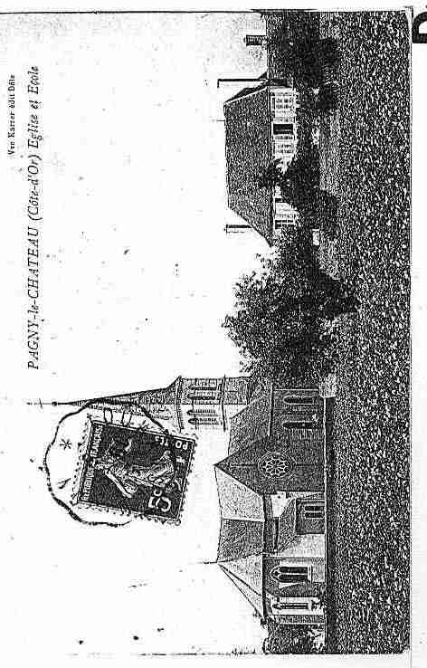 Ville de PAGNYLECHATEAU Carte postale ancienne Ville de PAGNYLECHATEAU Carte postale ancienne