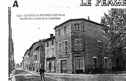 Ville de PEAGEDEROUSSILLON(LE) Carte postale ancienne Ville de PEAGEDEROUSSILLON(LE) Carte postale ancienne