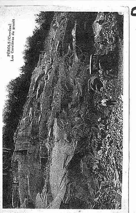 Ville de PEROLSSURVEZERE Carte postale ancienne
