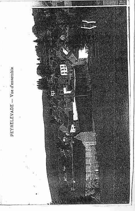 Ville de PEYRELEVADE Carte postale ancienne