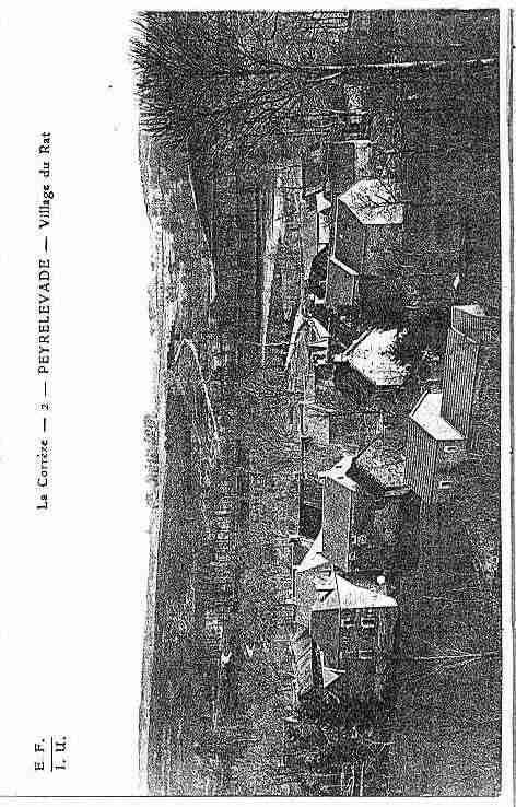 Ville de PEYRELEVADE Carte postale ancienne