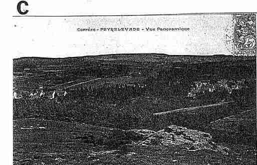 Ville de PEYRELEVADE Carte postale ancienne