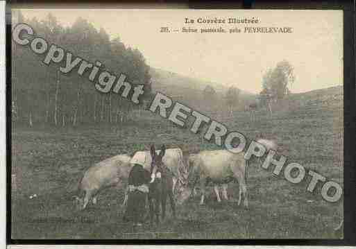 Ville de PEYRELEVADE Carte postale ancienne