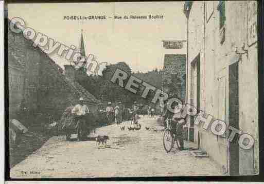 Ville de POISEULLAVILLE Carte postale ancienne