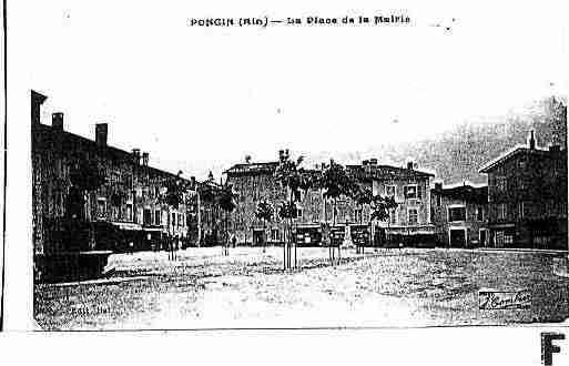 Ville de PONCIN Carte postale ancienne