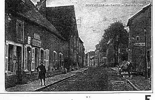 Ville de PONTAILLERSURSAONE Carte postale ancienne